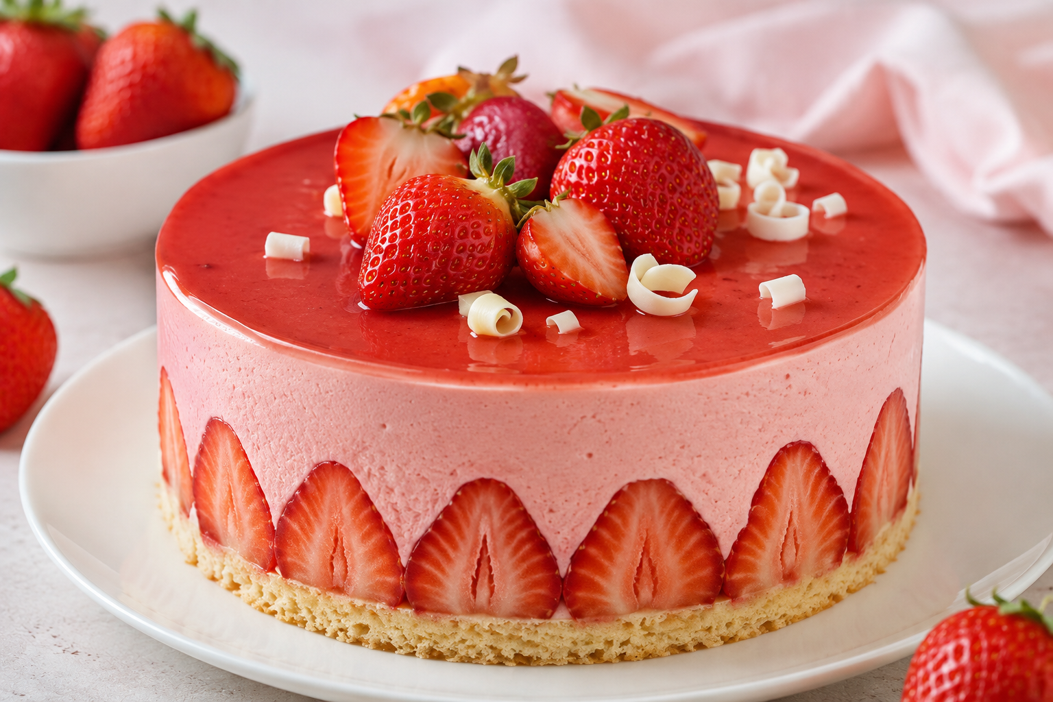 Aardbeienbavarois