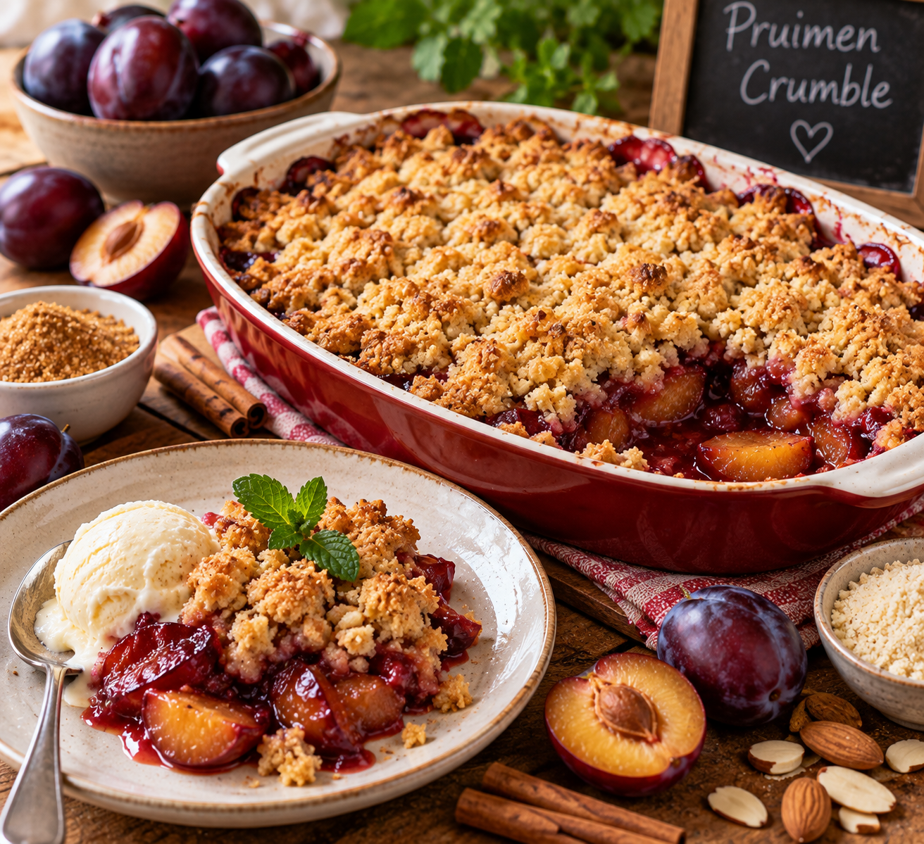 Pruimencrumble