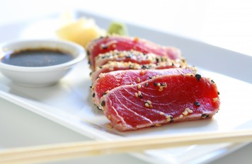 Tataki van tonijn